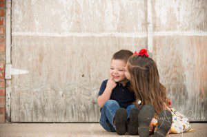 Outdoor family portraits in Centerville Utah
