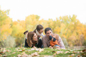 Family portraits taken in Fort Buenaventura Park Ogden Utah