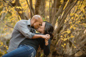 Engagement pictures taken in Big Cottonwood Canyon UT