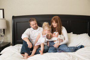 Professional Family Portraits taken in home in Centerville Utah