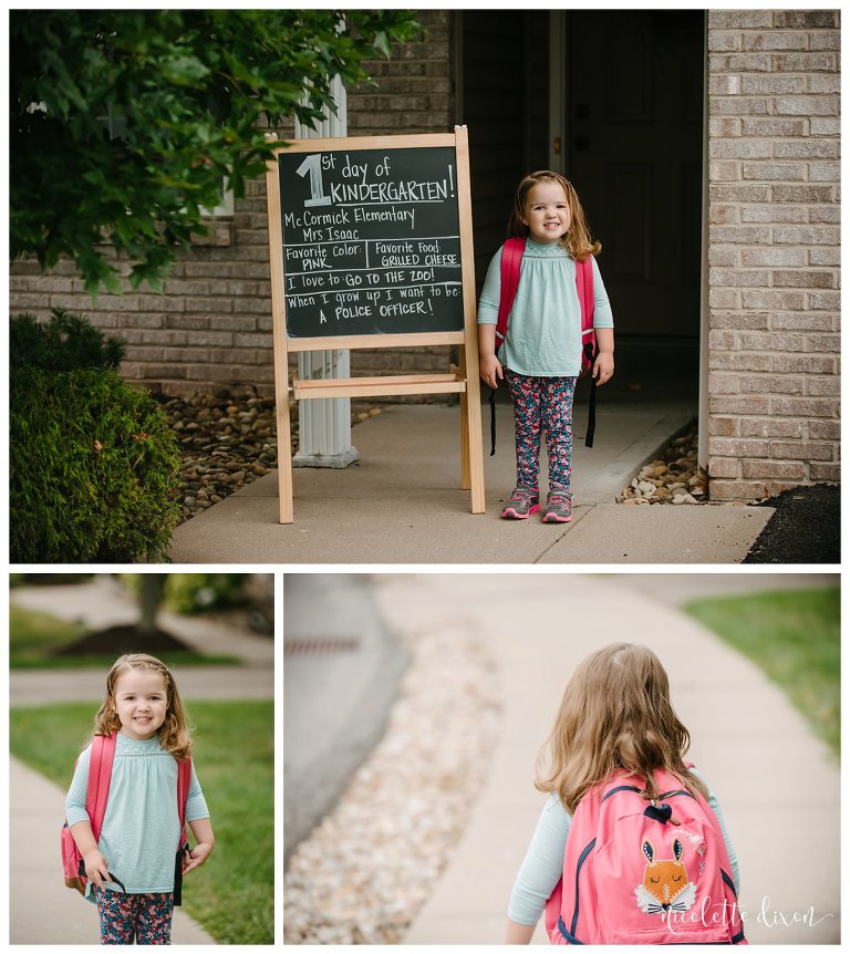 Pittsburgh Lifestyle Photographer documents girl walking to the bus 