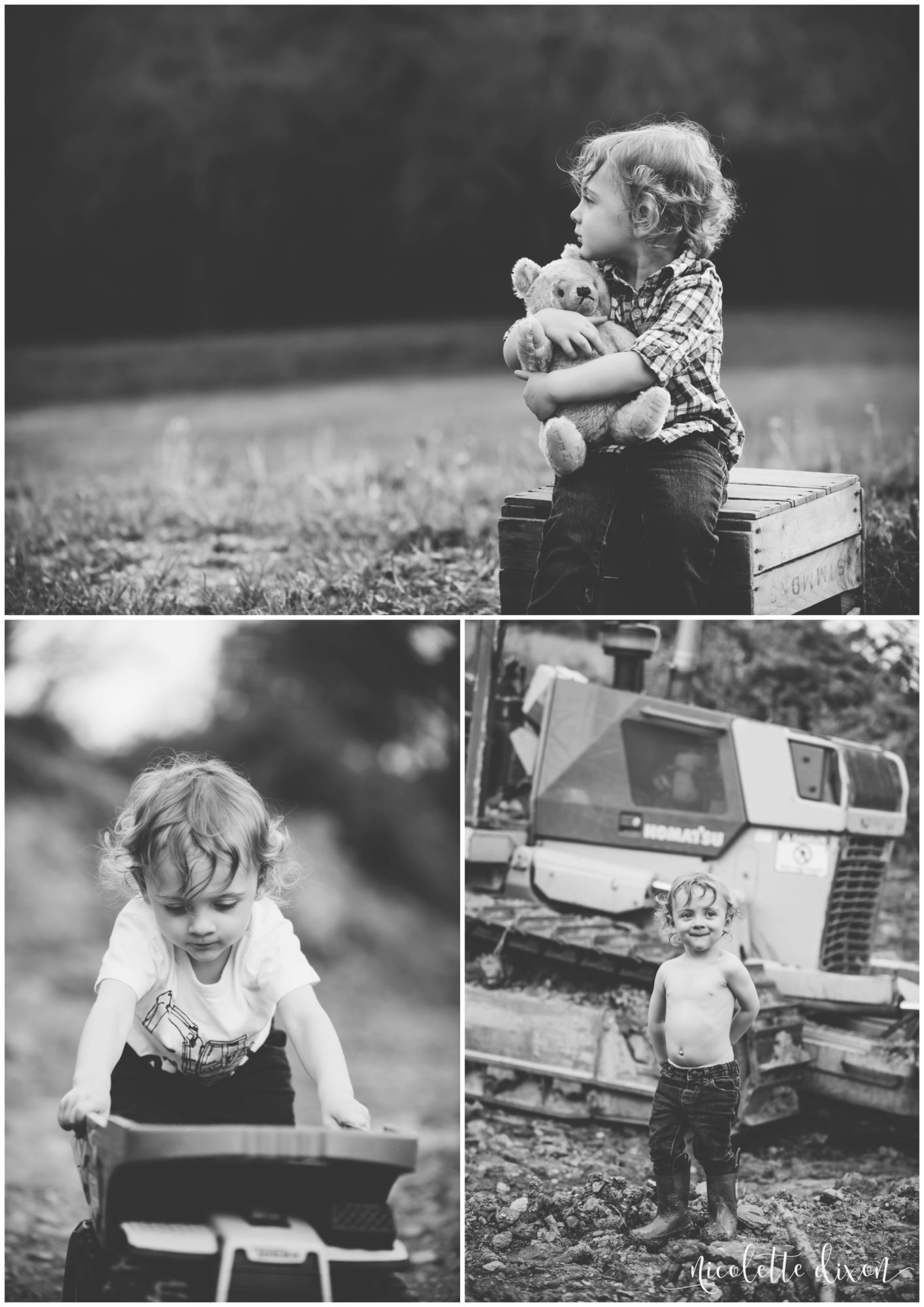 Pittsburgh Children's Photographers | Child hugging a bear