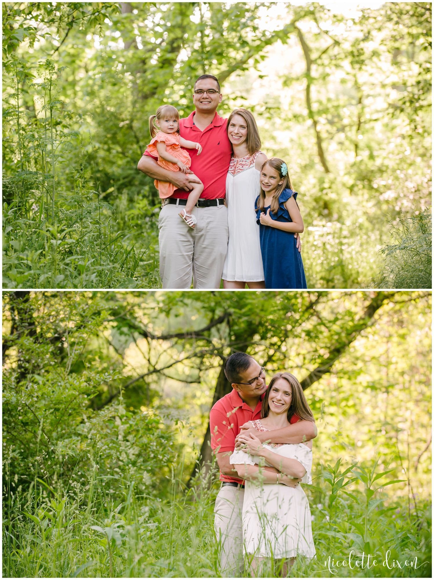 Family Photographers Pittsburgh PA | Husband hugging wife