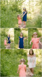 Family Photographers Pittsburgh PA | Girls dancing on wooded path