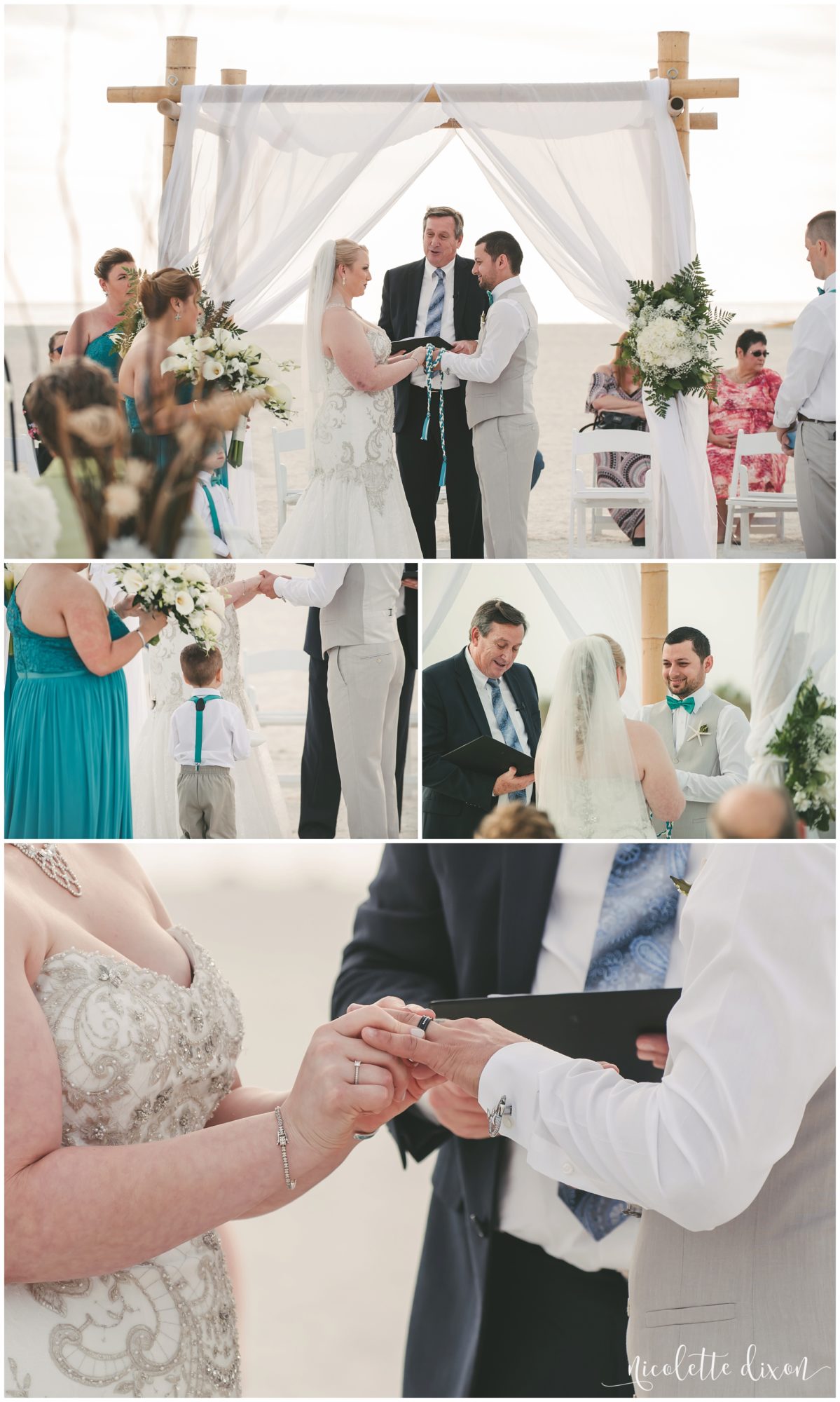 Wedding ceremony on the beach