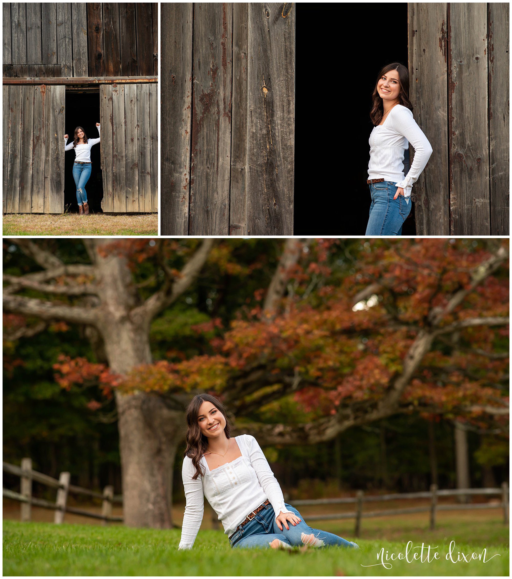 High School Senior Girl Sitting in Front of Tree in Hartwood Acres Mansion near Pittsburgh